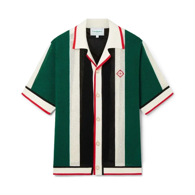 Striped Mesh Shirt
