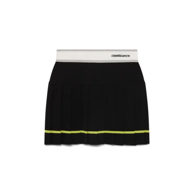 Striped Pleated Skirt Striped Pleated Skirt