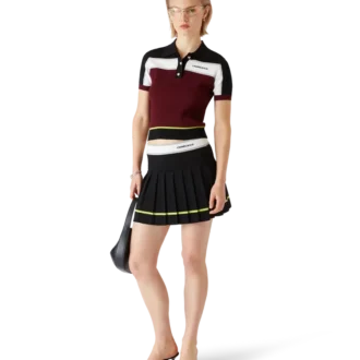 Striped Pleated Skirt Striped Pleated Skirt