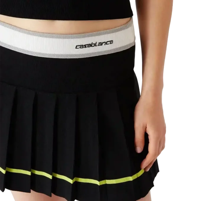 Striped Pleated Skirt Striped Pleated Skirt