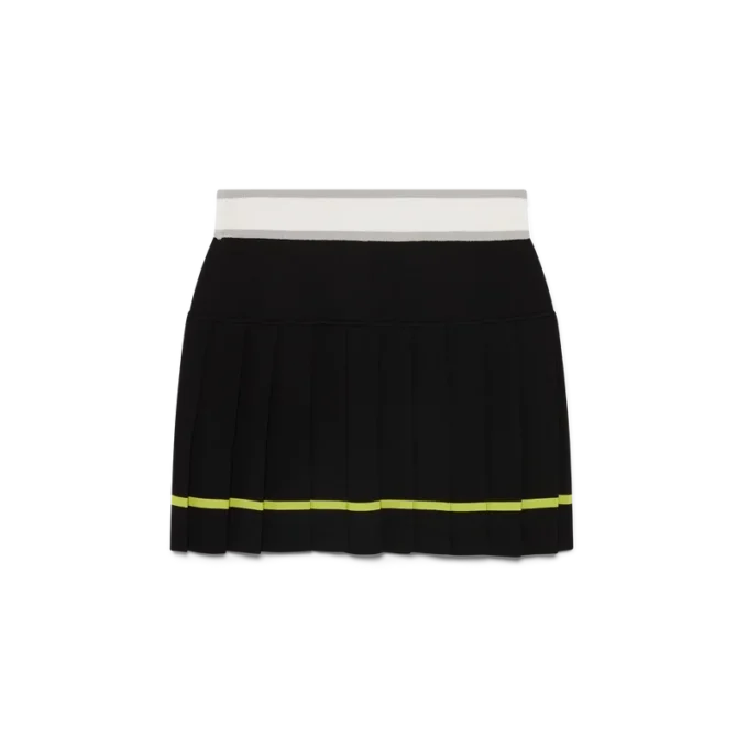 Striped Pleated Skirt Striped Pleated Skirt