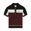 Striped Short Sleeve Polo Shirt Striped Short Sleeve Polo Shirt