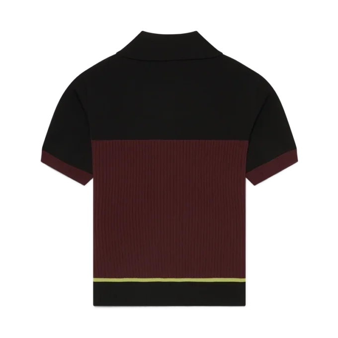 Striped Short Sleeve Polo Shirt Striped Short Sleeve Polo Shirt
