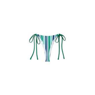 Striped String Bikini Bottom