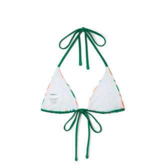 Striped String Bikini Top