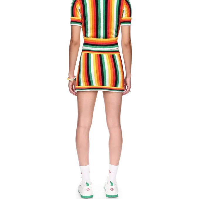 Striped Towelling Top Striped Towelling Top