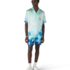 Surf Lotus Silk Shorts