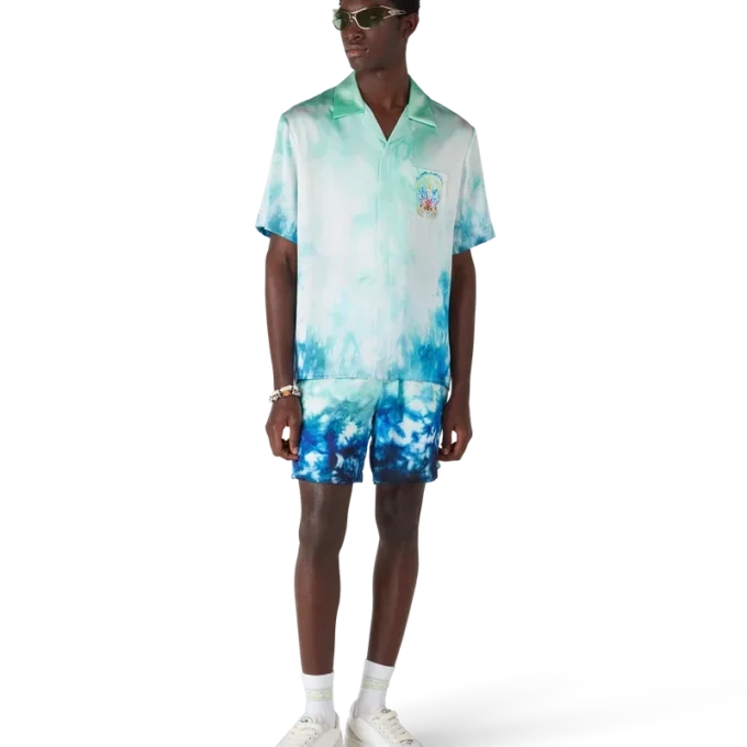 Surf Lotus Silk Shorts