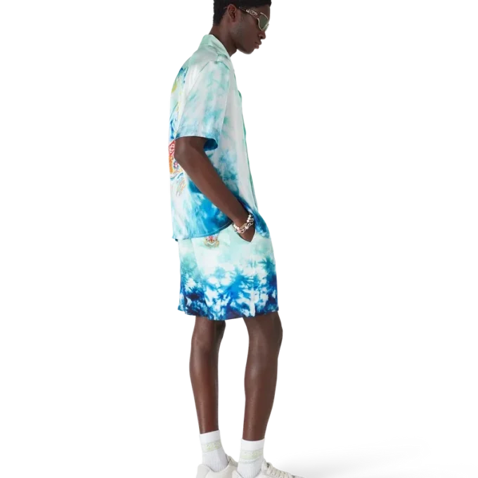 Surf Lotus Silk Shorts