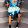 Surf Lotus Short Sleeve Silk Shirt