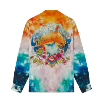 Surf Trip Long Sleeve Silk Shirt| Casablanca Paris