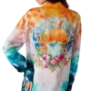 Surf Trip Long Sleeve Silk Shirt| Casablanca Paris Surf Trip Long Sleeve Silk Shirt| Casablanca Paris