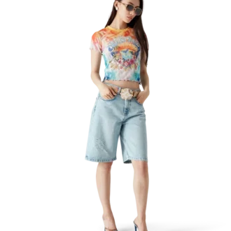 Surf Trip Tie Dye Mesh T-Shirt