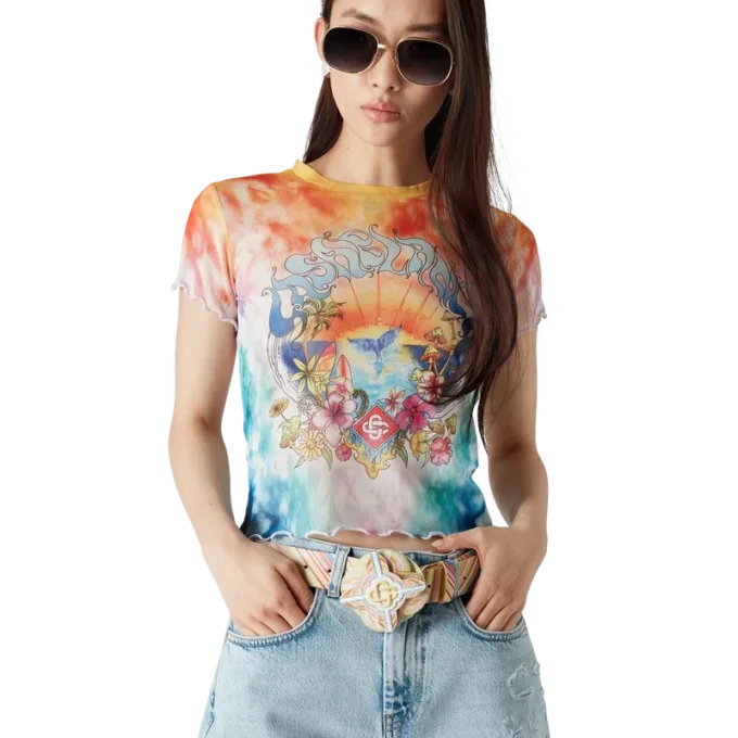 Surf Trip Tie Dye Mesh T-Shirt Surf Trip Tie Dye Mesh T-Shirt