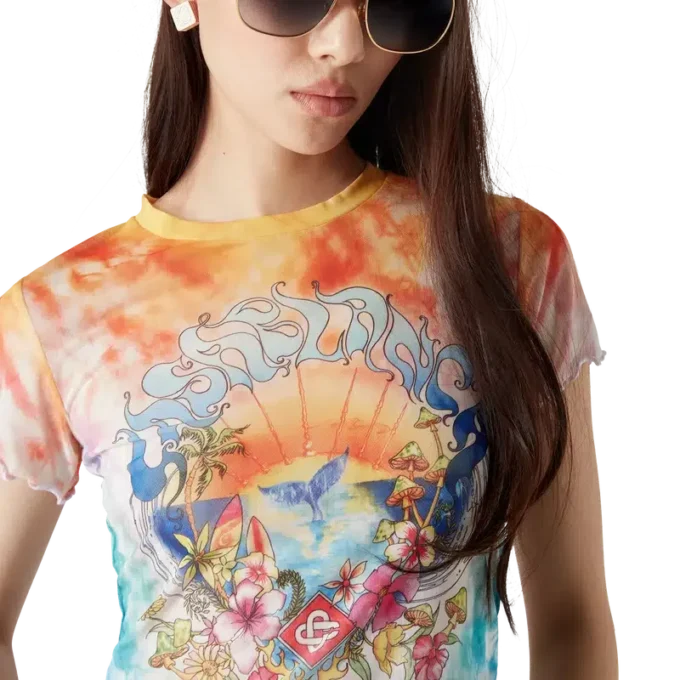 Surf Trip Tie Dye Mesh T-Shirt Surf Trip Tie Dye Mesh T-Shirt