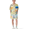 Surreal Pool Short Sleeve Silk Shirt