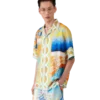 Surreal Pool Short Sleeve Silk Shirt