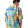 Surreal Pool Short Sleeve Silk Shirt