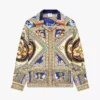 Take Me to Church Cuban Collar Long Sleeve Silk Shirt Take Me to Church Cuban Collar Long Sleeve Silk Shirt