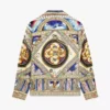 Take Me to Church Cuban Collar Long Sleeve Silk Shirt Take Me to Church Cuban Collar Long Sleeve Silk Shirt