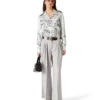 Tattoo Long Sleeve Silk Shirt