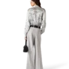 Tattoo Long Sleeve Silk Shirt