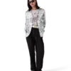 Tattoo Long Sleeve Silk Shirt