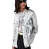 Tattoo Long Sleeve Silk Shirt