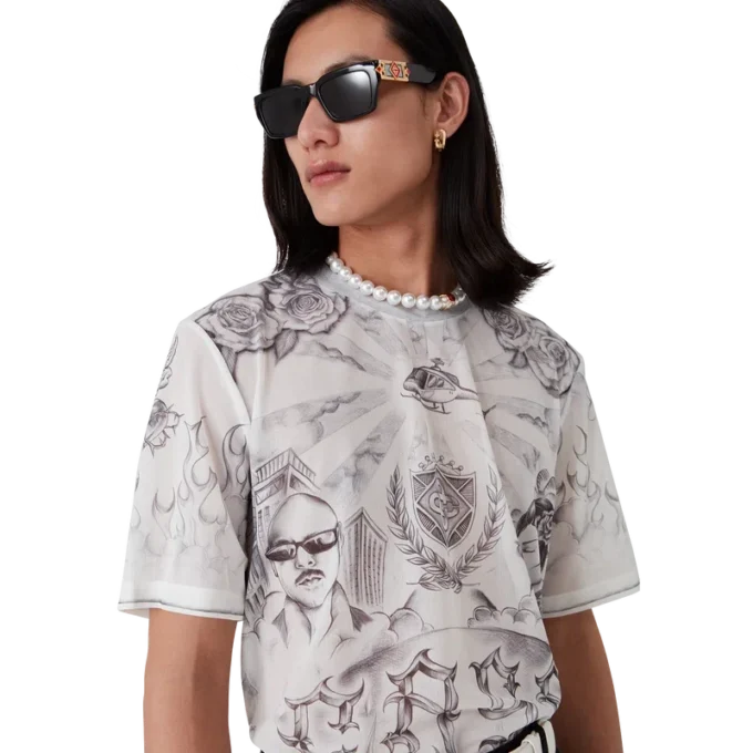 Tattoo Mesh Top Tattoo Mesh Top