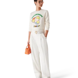 Tennis Ball Merino Knit Crew Neck Tennis Ball Merino Knit Crew Neck
