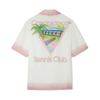 Tennis Club Icon Short Sleeve Silk Shirt