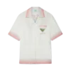 Tennis Club Icon Short Sleeve Silk Shirt
