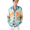 Tennis Club Long Sleeve Silk Shirt Tennis Club Long Sleeve Silk Shirt