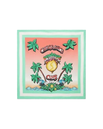 Tennis Club Medium Silk Scarf
