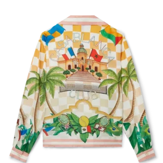 Tennis Club Silk Shirt