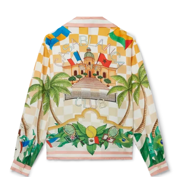 Tennis Club Silk Shirt Tennis Club Silk Shirt