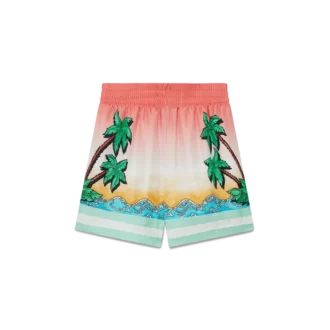 Tennis Club Silk Shorts