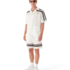 Tennis Cotton Crochet Short Sleeve Shirt Tennis Cotton Crochet Short Sleeve Shirt