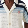 Tennis Cotton Crochet Short Sleeve Shirt Tennis Cotton Crochet Short Sleeve Shirt