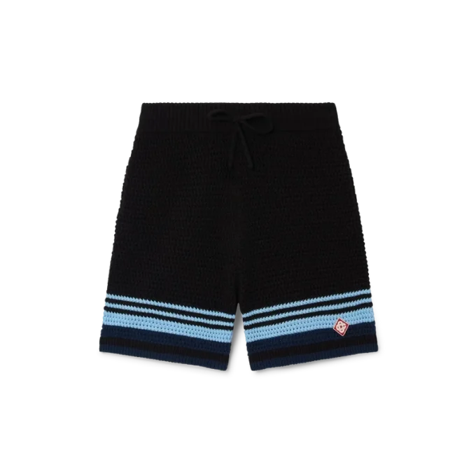 Tennis Cotton Crochet Shorts