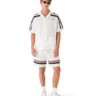Tennis Cotton Crochet Shorts