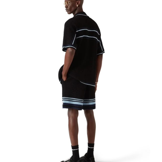 Tennis Cotton Crochet Shorts