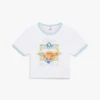 Tennis Landscape Ringer Baby Short Sleeve T-Shirt Tennis Landscape Ringer Baby Short Sleeve T-Shirt
