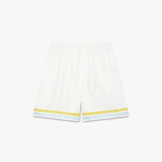 Tennis Landscape Silk Shorts