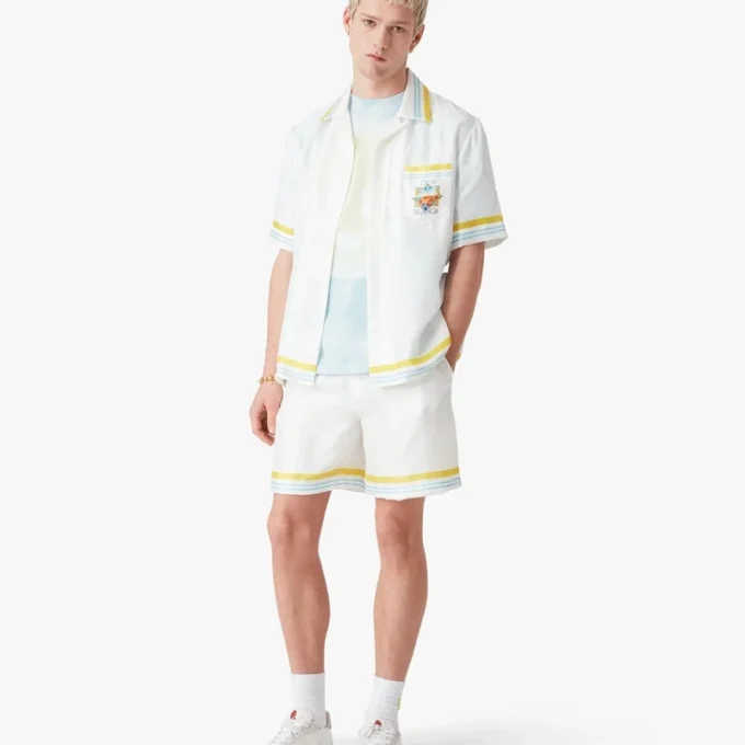 Tennis Landscape Silk Shorts Tennis Landscape Silk Shorts