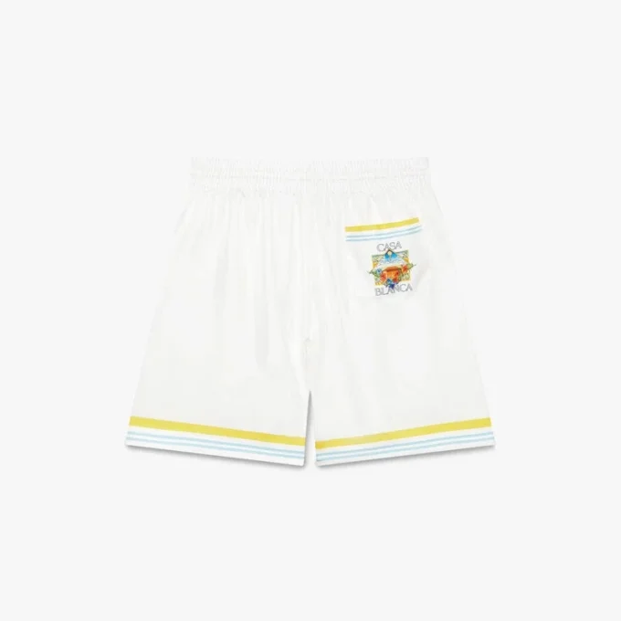 Tennis Landscape Silk Shorts Tennis Landscape Silk Shorts