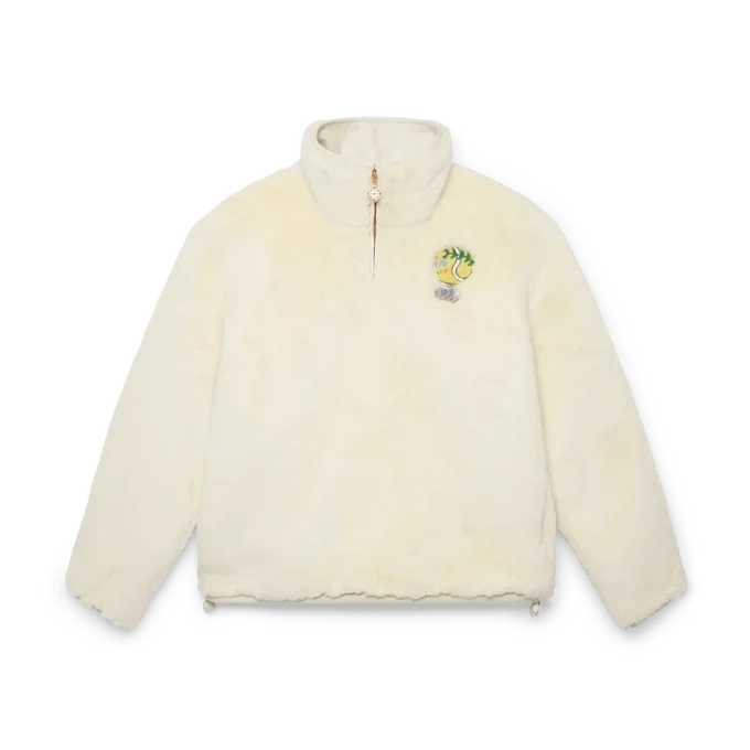 Tennis Mascot Quarter Zip Faux Fur Jacket Tennis Mascot Quarter Zip Faux Fur Jacket
