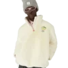 Tennis Mascot Quarter Zip Faux Fur Jacket Tennis Mascot Quarter Zip Faux Fur Jacket