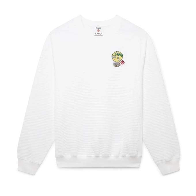 Tennis Mascot Quilted Sweatshirt