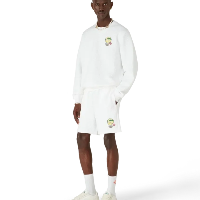 Tennis Mascot Quilted Sweatshirt